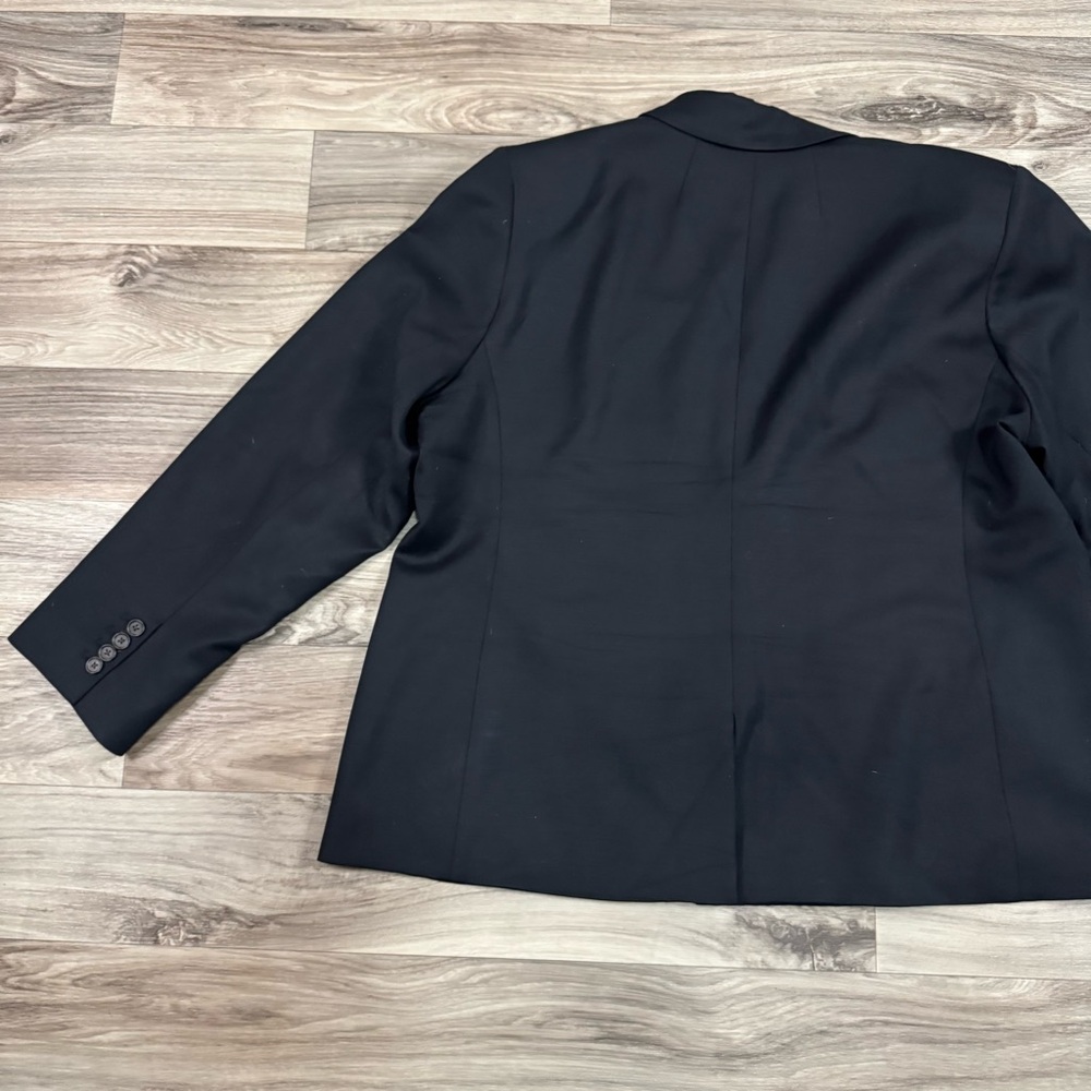 J. Crew Helena Black Twill Classic Blazer Size 20 - Picture 8 of 10